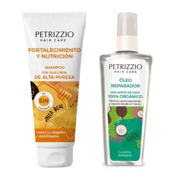 Petrizzio Shampoo Jalea Real + Oleo Coco