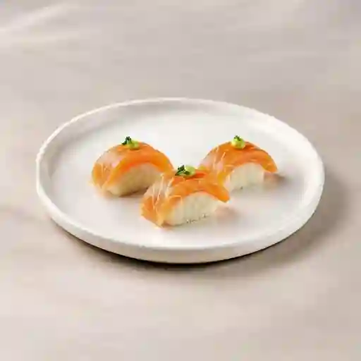 Nigiri Salmon Flameado 4u