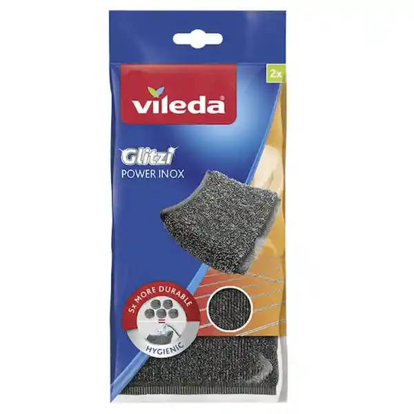 Vileda Esponja Glitzi Power Inoxidable