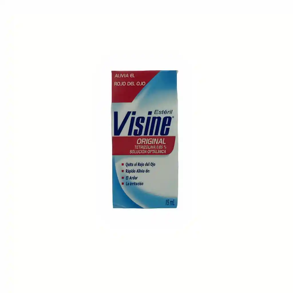 Visine Solución Oftalmica Tetrahidrozolina Clorhidrato 0.5