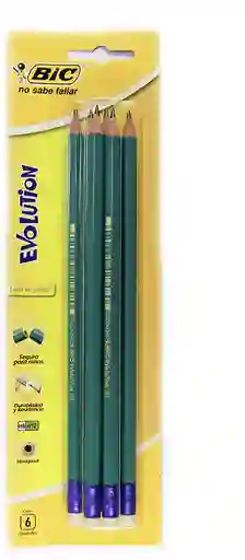 Bic Lápiz Grafito Hb2 Goma