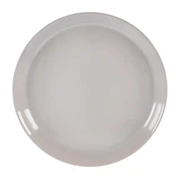 Plato de Comida de Cerámica Beige 26 x 2