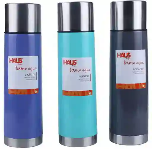 Haus Termo Líquido Acero Color 0.5 L