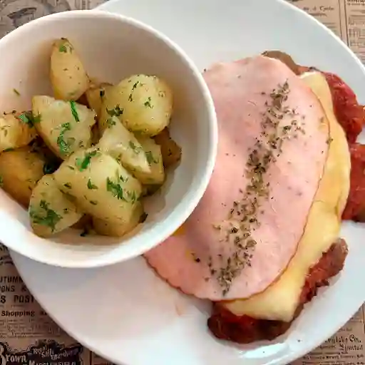 Milanesa Napolitana Con Acomp.