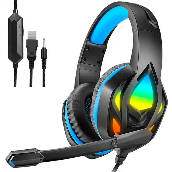 Audífonos Gamer Erxung Azul H100