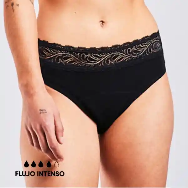 Bloody Green Calzón Menstrual High Waist Flujo Intenso Talla S