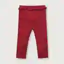 Pantalón Esenciales de Niña Rojo Talla 4A Opaline