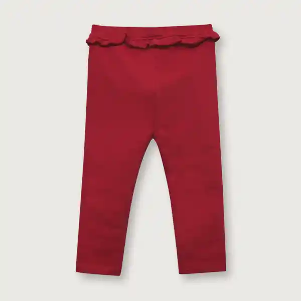 Pantalón Esenciales de Niña Rojo Talla 4A Opaline