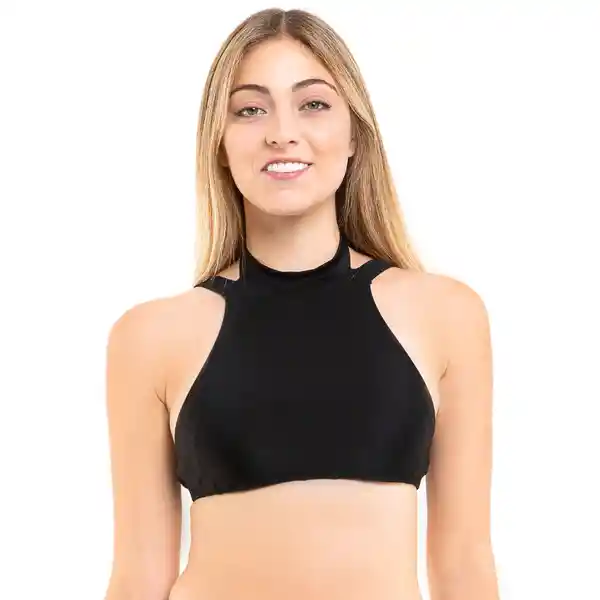 Bikini Peto Cuello Alto Negro Talla XL Samia