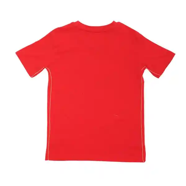 Polera Manga Corta Niño Rojo Pillin 3 a