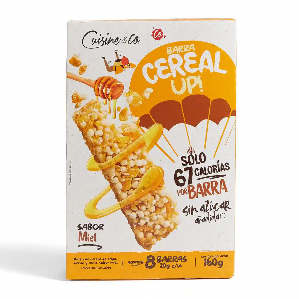 Cuisine & Co Barra de Cereal Sabor a Miel