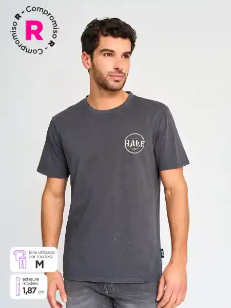 Half Camisa Manga Corta Emesa 2 Gris Oscuro Talla L SS25