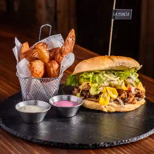 Sandwich Patagón Italiano + Papas