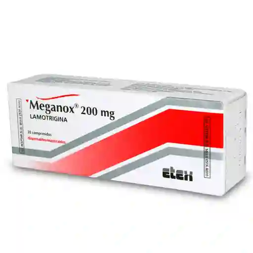 Lamotrigina Meganox Anticonvulsivantes 200 Mg