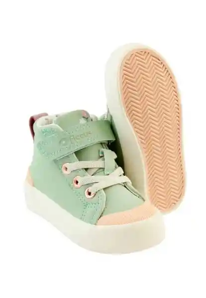 Zapatillas Urbana Caña Principiante Niña Menta 21 828 Ficcus