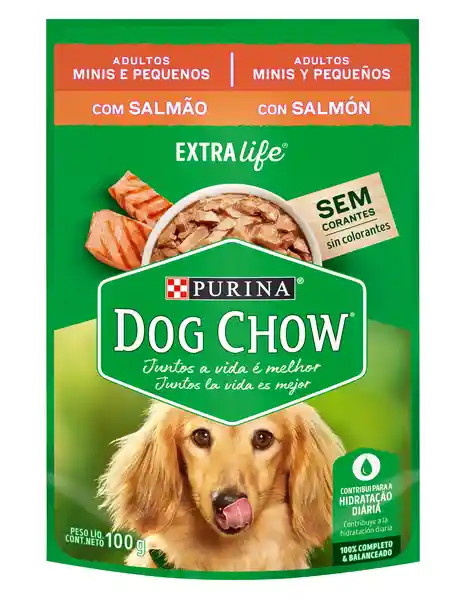 Dog Chow Alimento Húmedo Perro Adulto Razas Pequeñas Salmon 