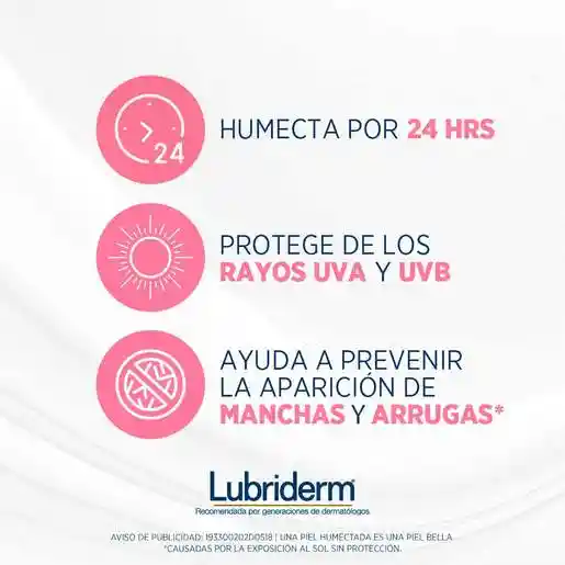 Lubriderm Crema Corporal Etapa Prevención FPS 30