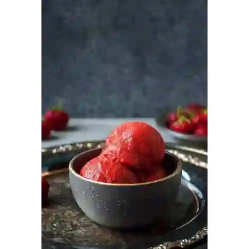 Helado de Frutilla Al Agua