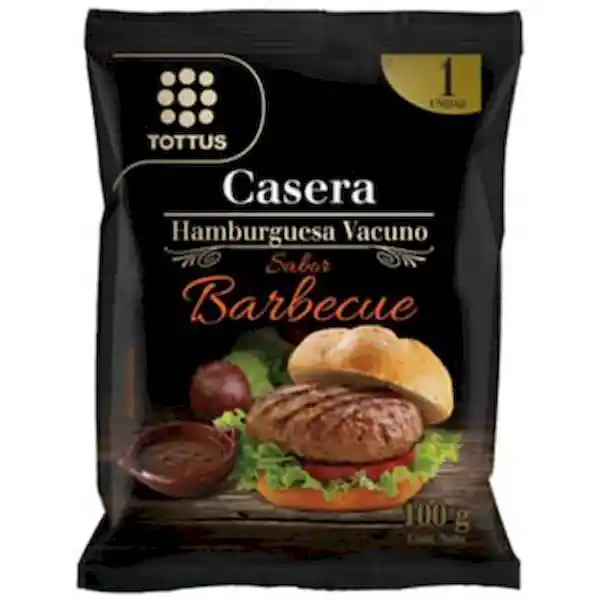 Tottus Hamburguesa Casera Bbq