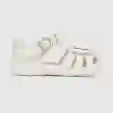 Doble Ajuste Sandálias de Niña Blanco/White Talla 25 Colloky