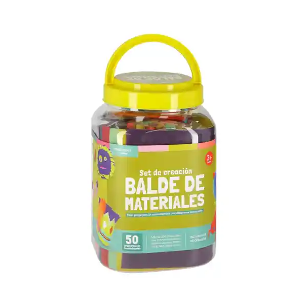 Balde de Materiales Para Manualidades