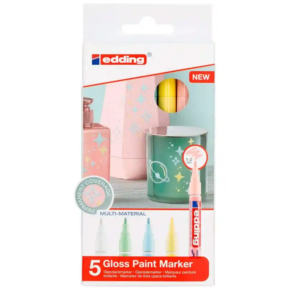 Edding Set de Marcadores Pastel Brillante