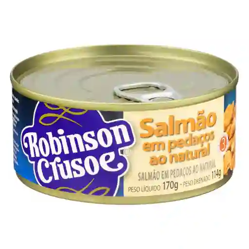 Robinson Crusoe Salmon Lata 170 G Neto. 114 G Drenado. En Trozos