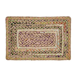 Felpudo de Yute y Algodón 75 x 45 cm Casaideas