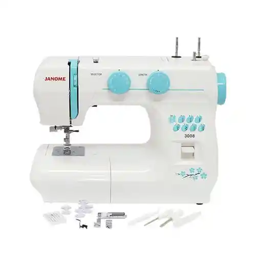 Janome Máquina de Coser Blanco 3008