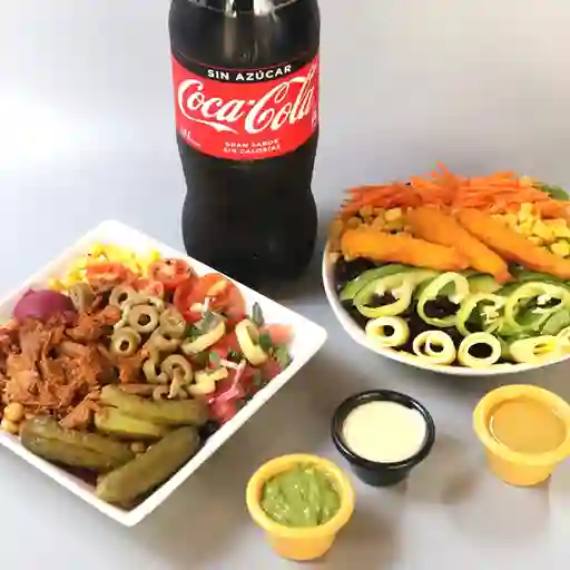 Promo Bowls 4 y Bebida 1.5 Lts