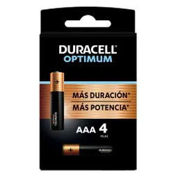 Duracell Pila Alcalinas Optimum AAA
