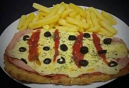 Milanesa Académica de Carne y Papas