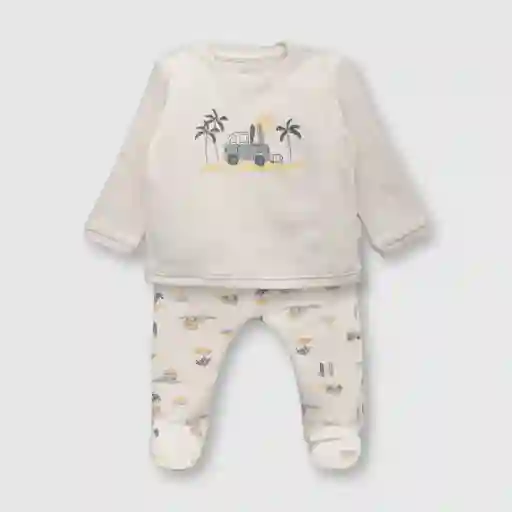 Clemente Tropical de Bebé Niño Beige Talla 0/3M Colloky