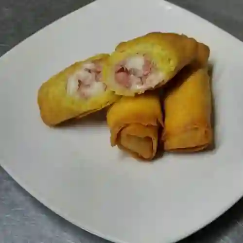 Rollos Jamon Queso X3