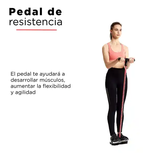 Banda de Resistencia Con Pedal Rojo Coral Sports Miniso