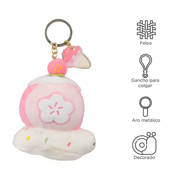 Llavero Colgante Rollo de Fresa Yummy Yummy Series Miniso