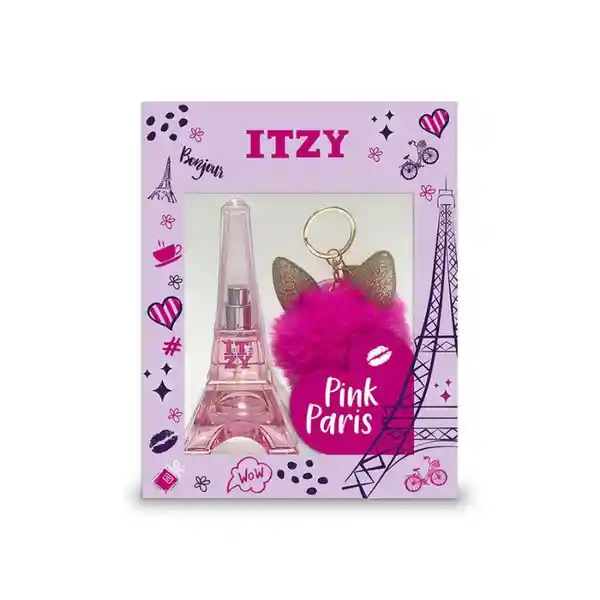 Itzy Pink Paris + Llavero