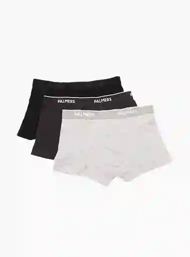 Palmers Pack Bóxer Medio Algodón vp Gris Talla XXL P313