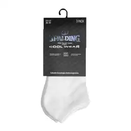 Pack Medias Socks Corto Blanco Spalding