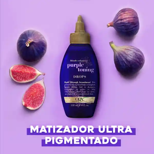 Ogx Tratamiento Gotas Matizante Purple Fig & Iris Toning Drops