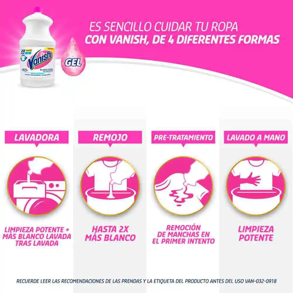 Vanish Liquido Blanco