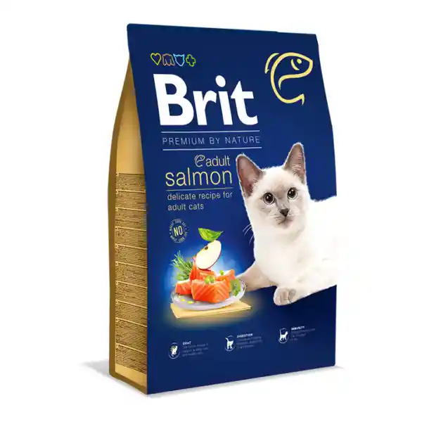 Brit Alimento Gato Premium by Nature Adulto Salmón