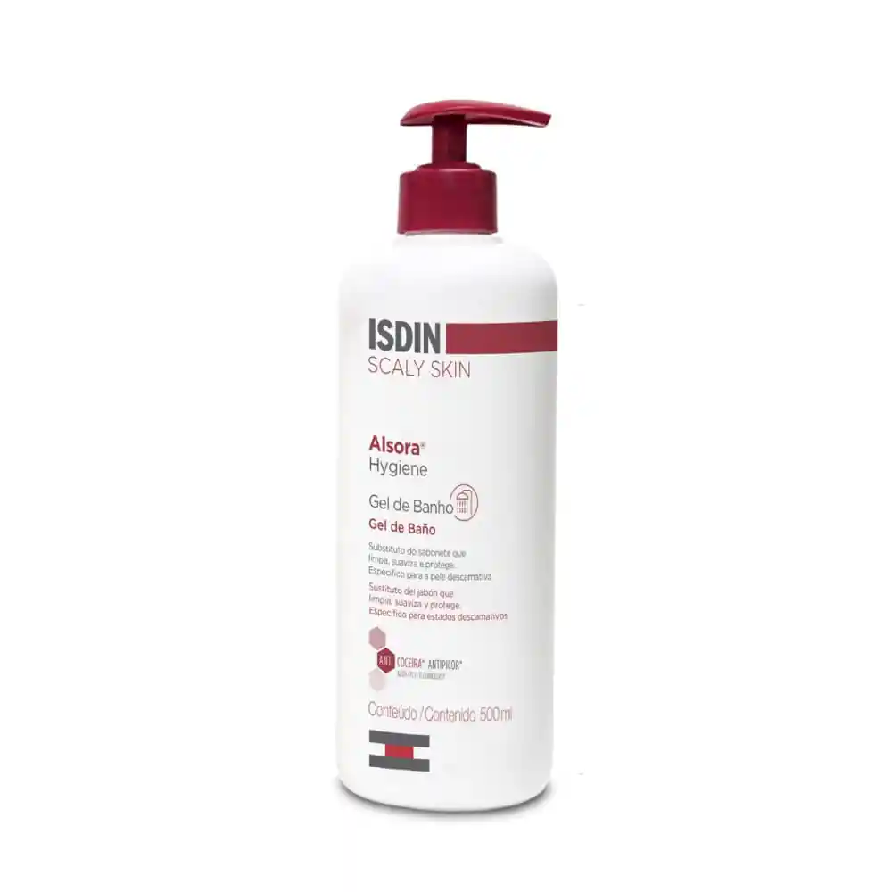 Isdin Jabones Corporales Dermo Alsora Gel Baño 500