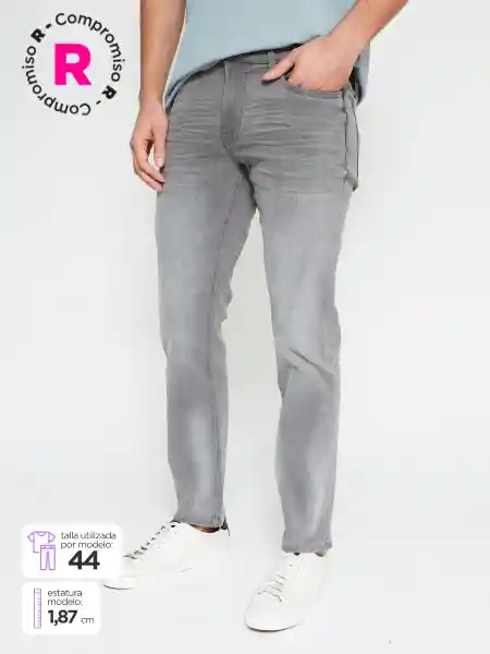 Aeropostale Jean Slim Gris 42 SS25