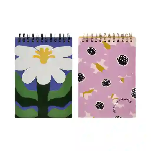 Set Libretas Espiral Surtidas 11 x 16 cm Casaideas