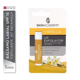 Skin Academy Bálsamo y Protector Labial Vainilla Con Vitamina E