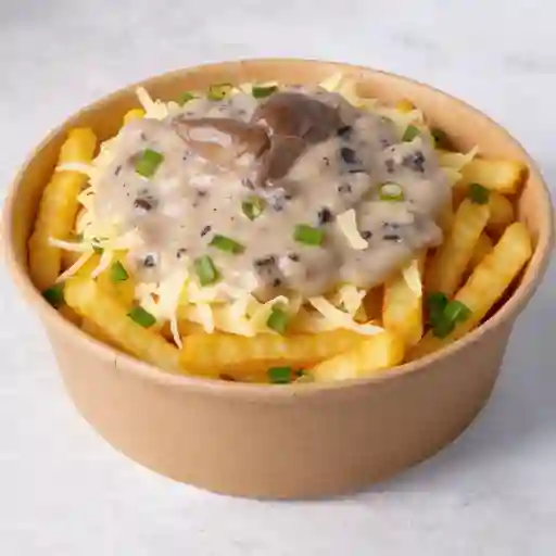 Papas Fritas Baston Champiñon Queso Chicas