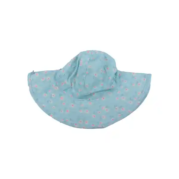 Gorro Bebe Niña Celeste Pillín 46