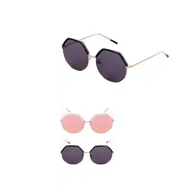 Lentes de Sol Para Mujer Forma Poligonal Miniso