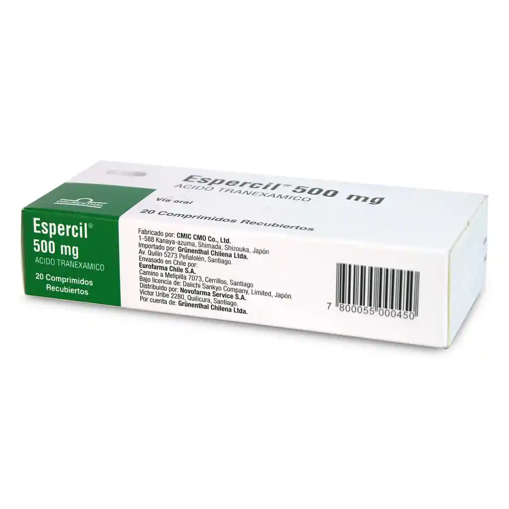 Espercil 500 mg Comprimidos Recubiertos